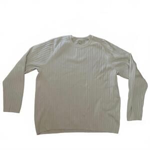 Merona, Large, White, Long Sleeve Shirt